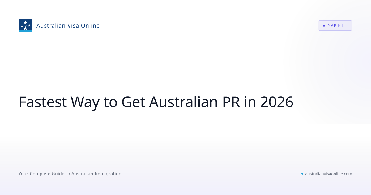 Fastest Way to Get Australian PR 2026
